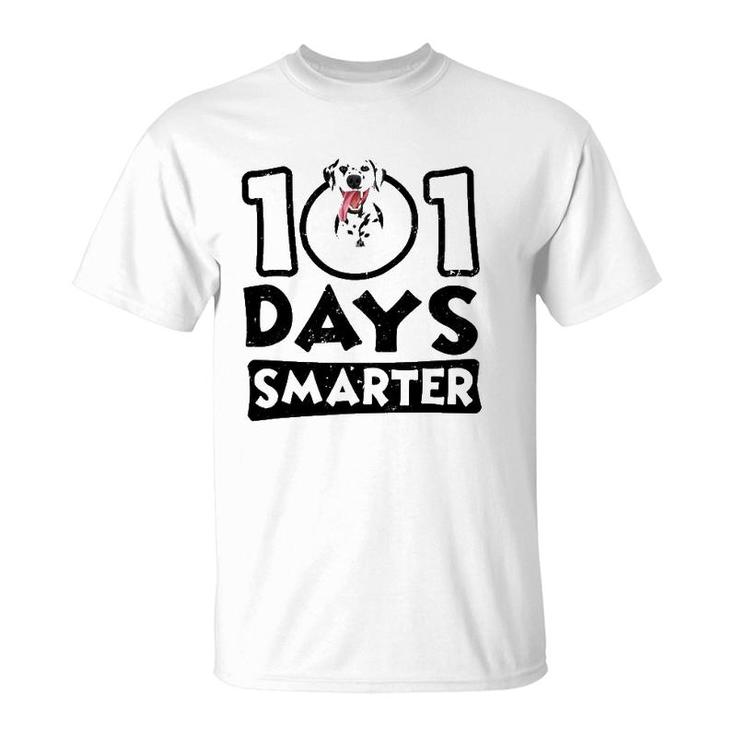 101 Days Smarter Dalmatian Dog Lover T-Shirt