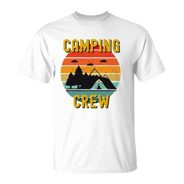 2021 Camping Crew Family Camper Road Trip Matching Group T-Shirt