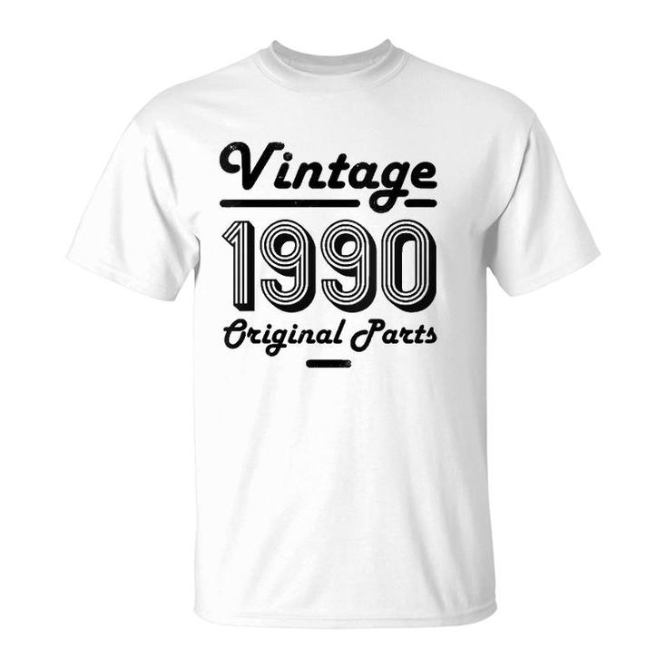 31St Birthday Vintage Women 31 Year Old Gift 1990 Daughter V-Neck T-Shirt
