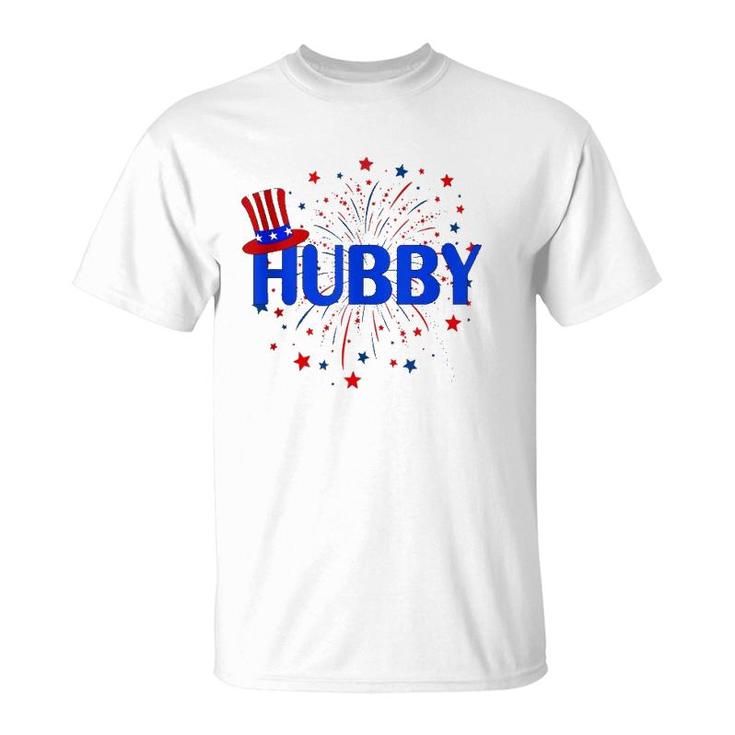 4Th July Hubby Patriotic Couple Matching Tank Top T-Shirt