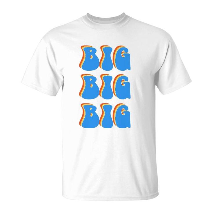 70S 80S Retro Big Sorority Reveal Family Gbig Big Little T-Shirt
