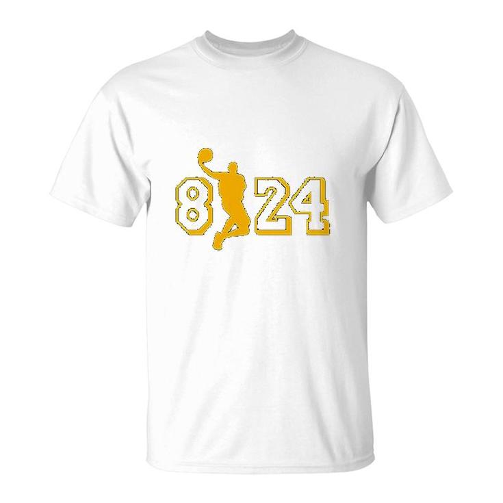 8 And 24 Legend Support Basketball T-Shirt