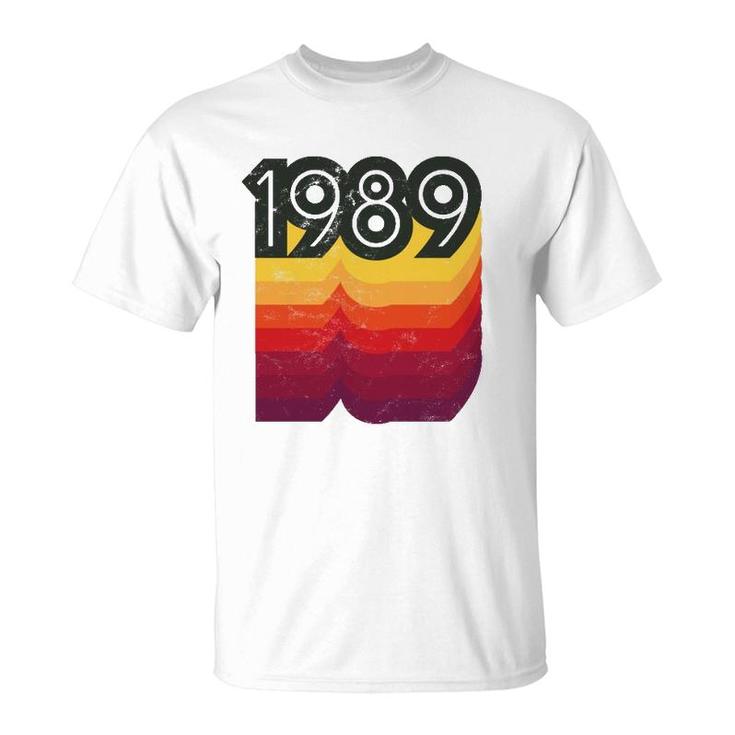 80S Style Retro 33Rd Birthday Vintage 1989 Gift T-Shirt