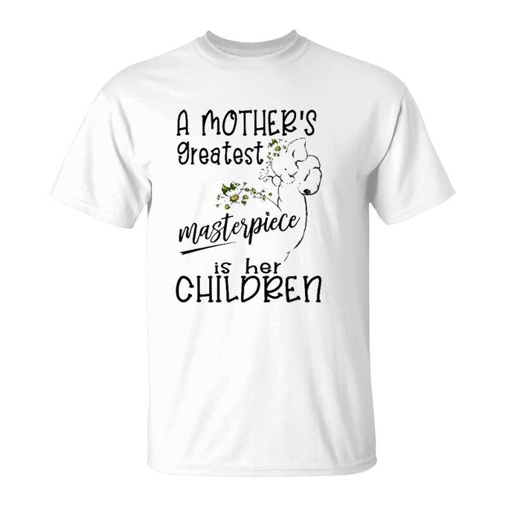 A Mother's Greatest Masterpiece Is Her Children Elephant Version T-Shirt
