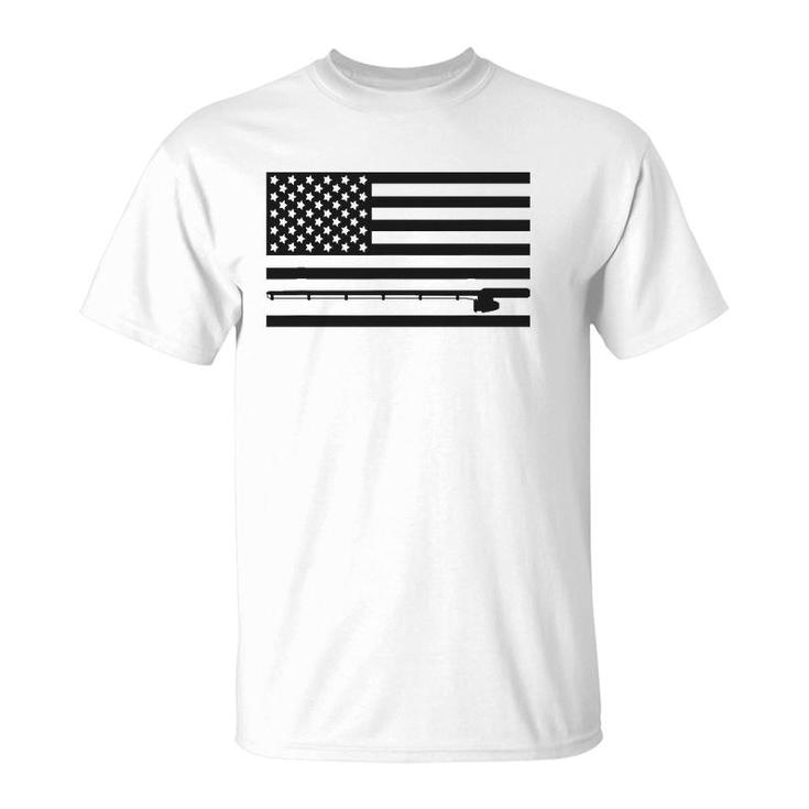 American Flag Fishing Apparel - Fishing T-Shirt