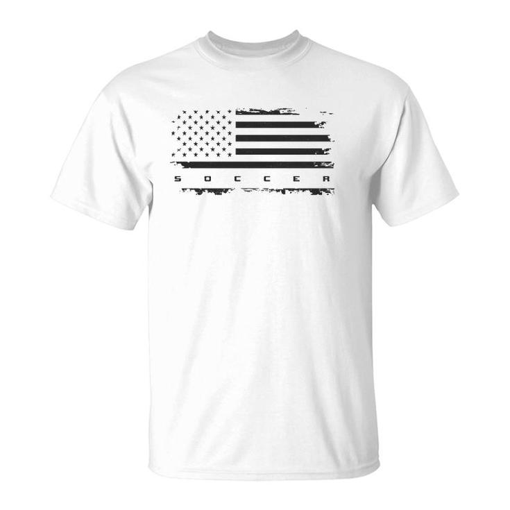 American Flag Soccer Apparel - Soccer T-Shirt