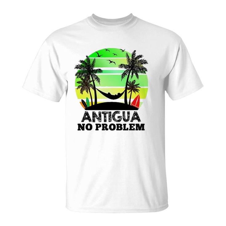 Antigua No Problem Funny Antiguan Vacation T-Shirt