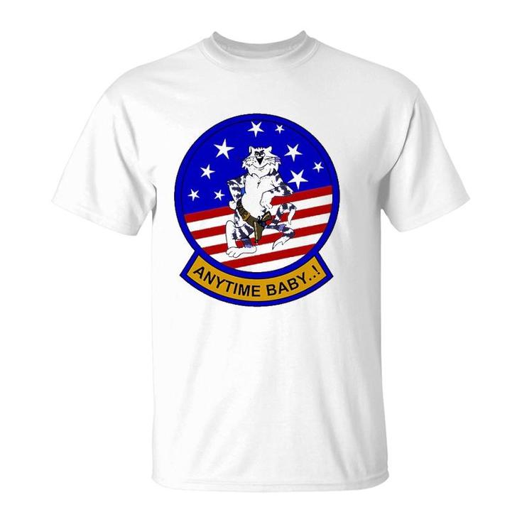 Anytime Baby F14 Tomcat Men’S T-Shirt