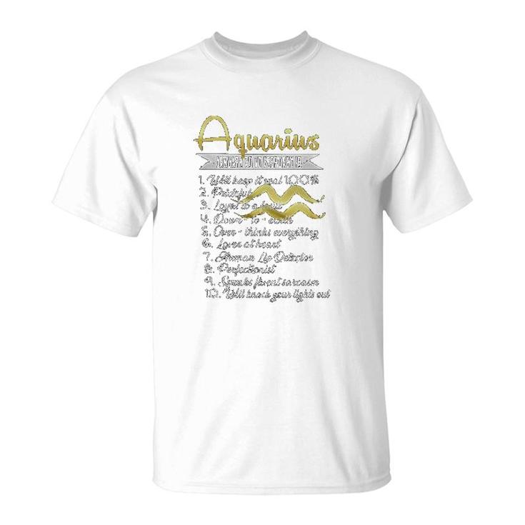 Aquarius Personality T-Shirt