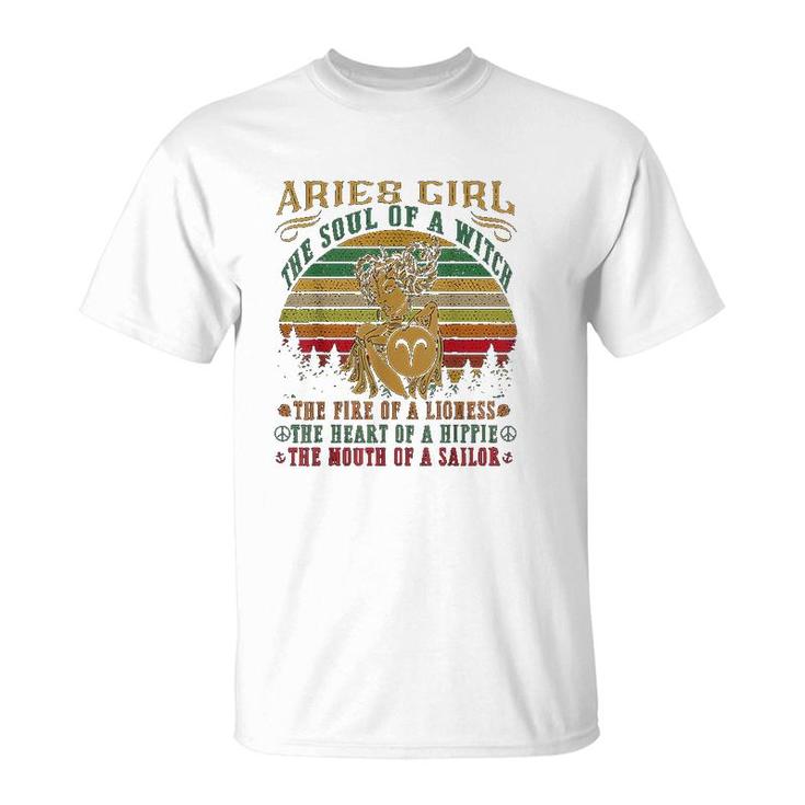 Aries Girl The Mouth Of A Sailor T-Shirt
