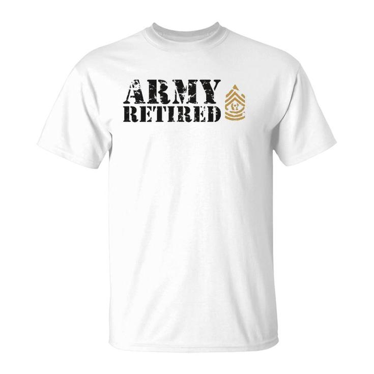 Army Command Sergeant Major Csm Retired T-Shirt
