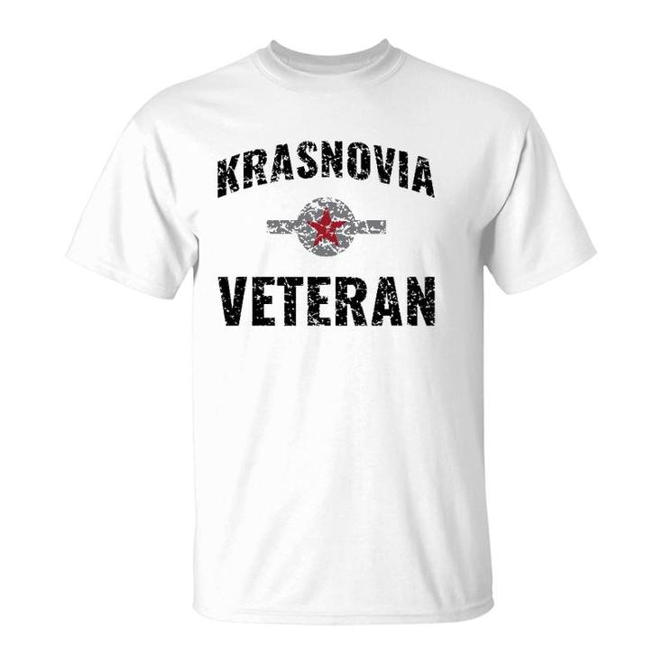 Army War In Krasnovia Veteran T-Shirt