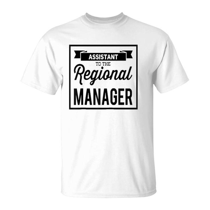 Assistant To The Regional Managerfunny Office Gift Raglan Baseball Tee T-Shirt