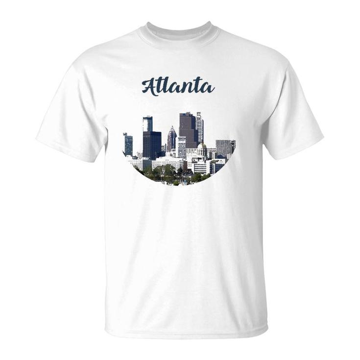 Atlanta Skyline Graphic Design City Usa America Outfit T-Shirt