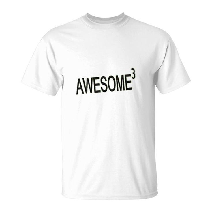 Awesome Cubed Funny Math T-Shirt