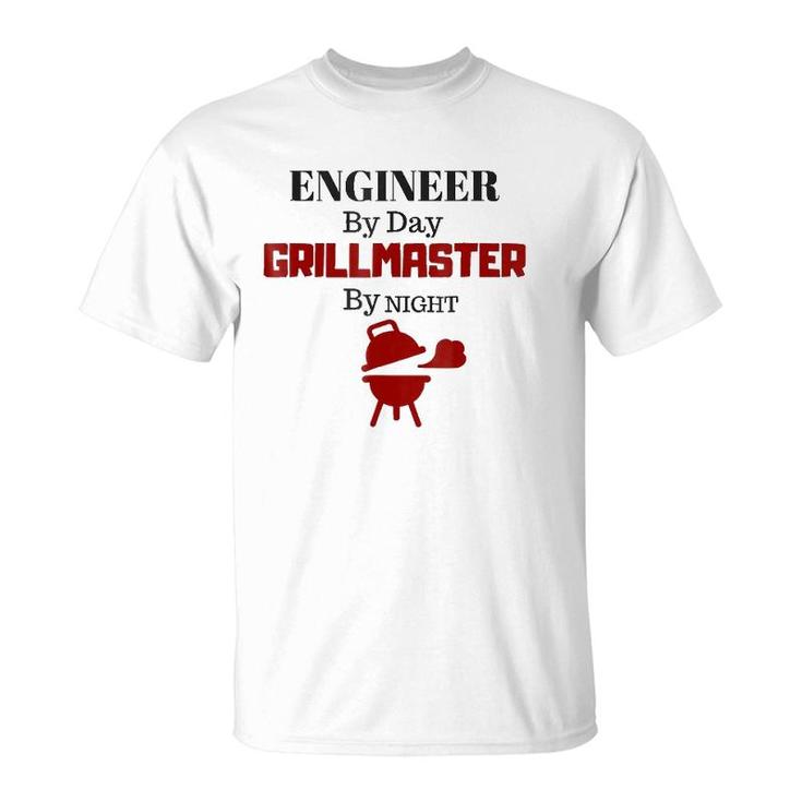 Bbq , Engineer By Day Grill Master By Night  T-Shirt