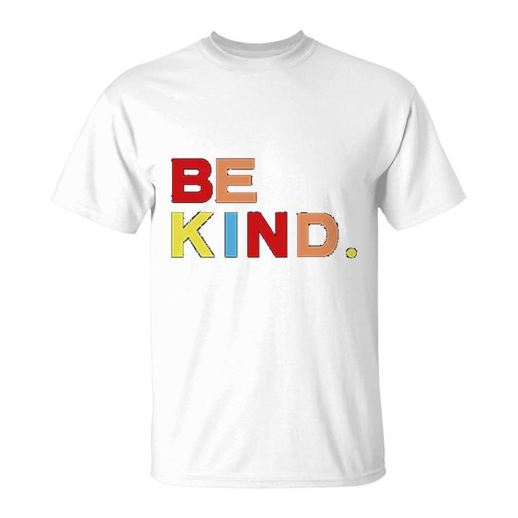Be Kind Cute Letter T-Shirt