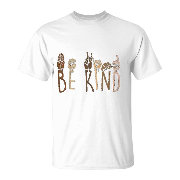 Be Kind Hand Signs T-Shirt