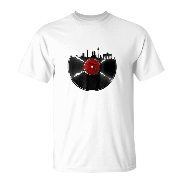 Berlin Vinyl Dj Techno Music T-Shirt