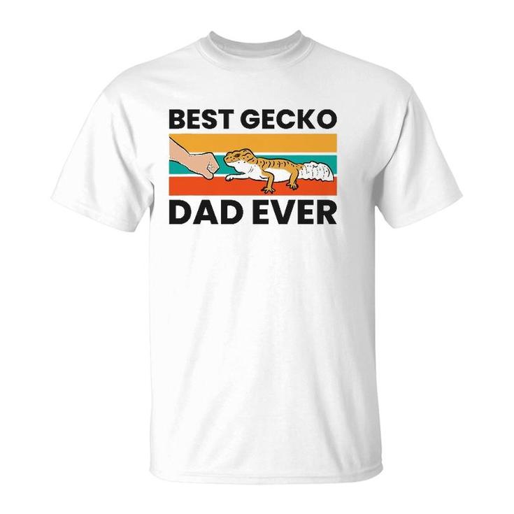 Best Gecko Dad Ever Lizard Leopard Gecko T-Shirt