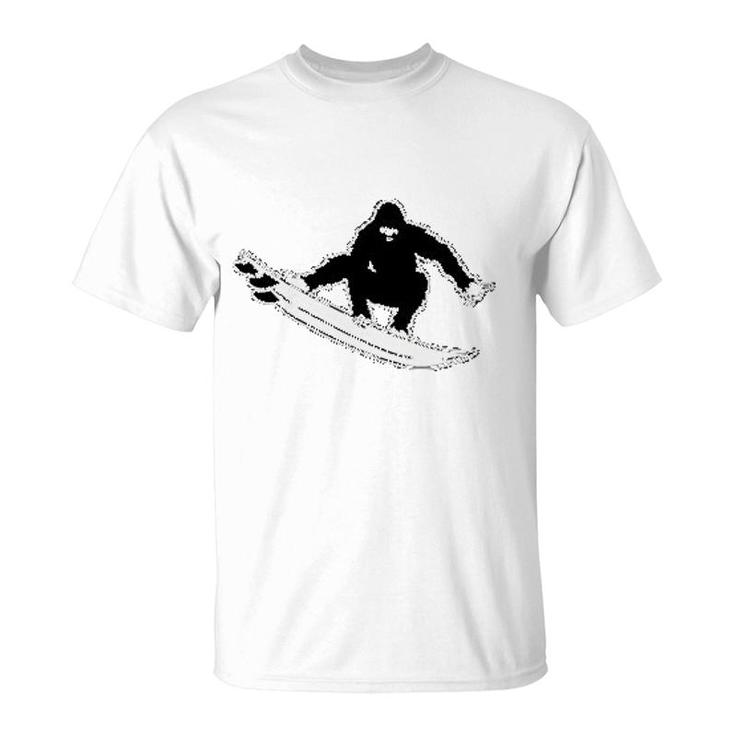 Bigfoot Surfing T-Shirt