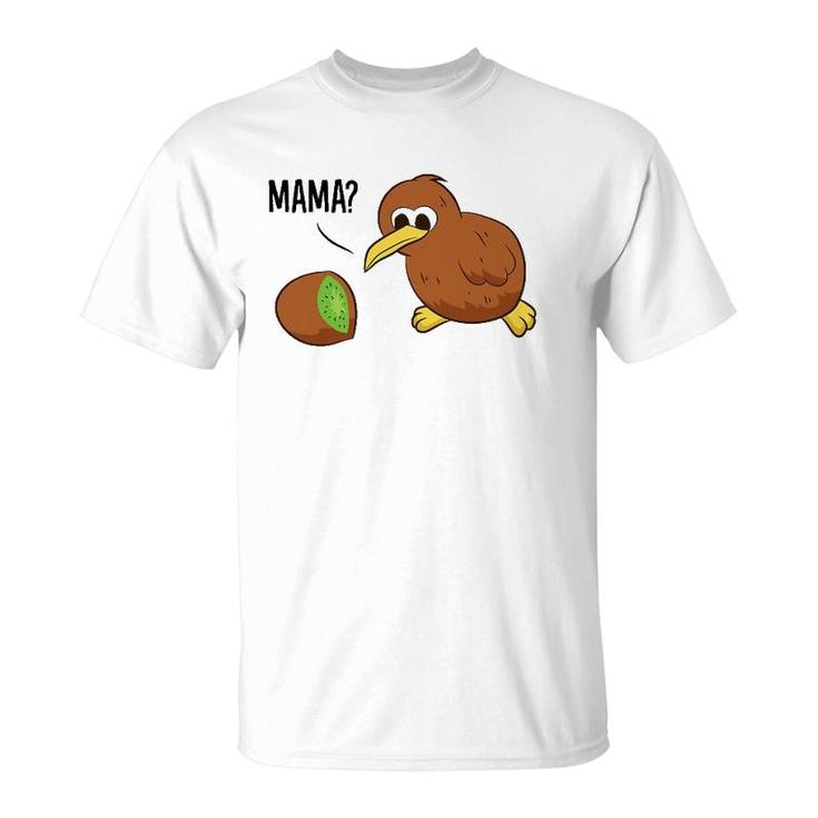 Bird Lover New Zealand Kiwi Fruit Funny Kiwi Mama Birds T-Shirt