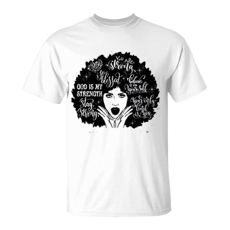 Black History Educated Black Queen T-Shirt
