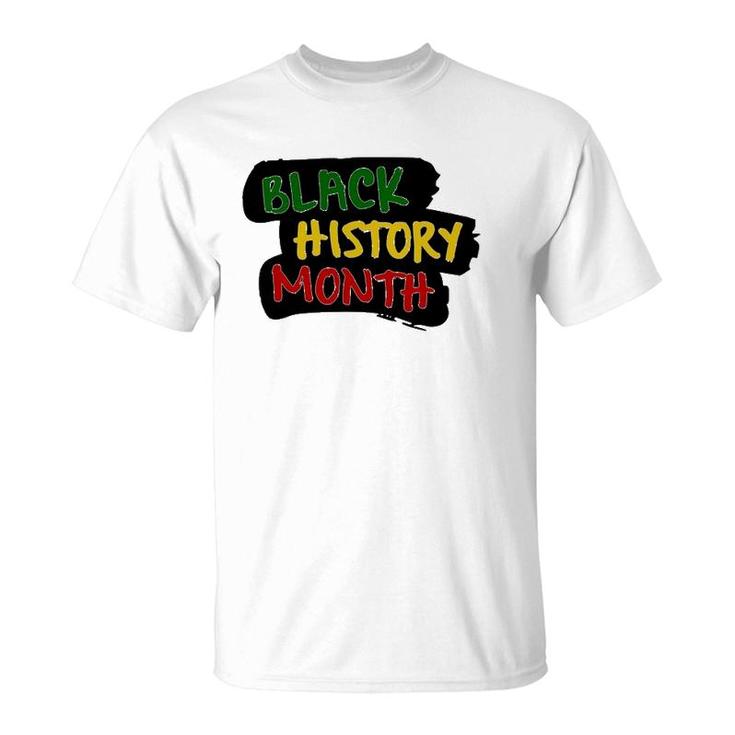 Black History Month Support African Black Pride T-Shirt