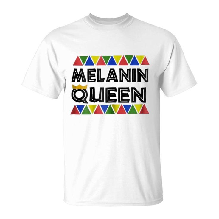 Black History Proud Black Melanin Queen T-Shirt