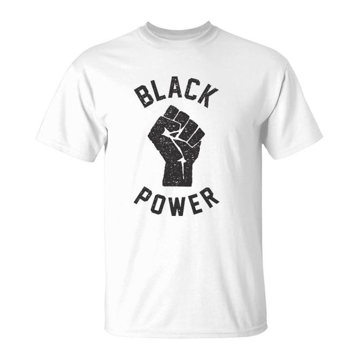 Black Power Raised Fist Vintage T-Shirt