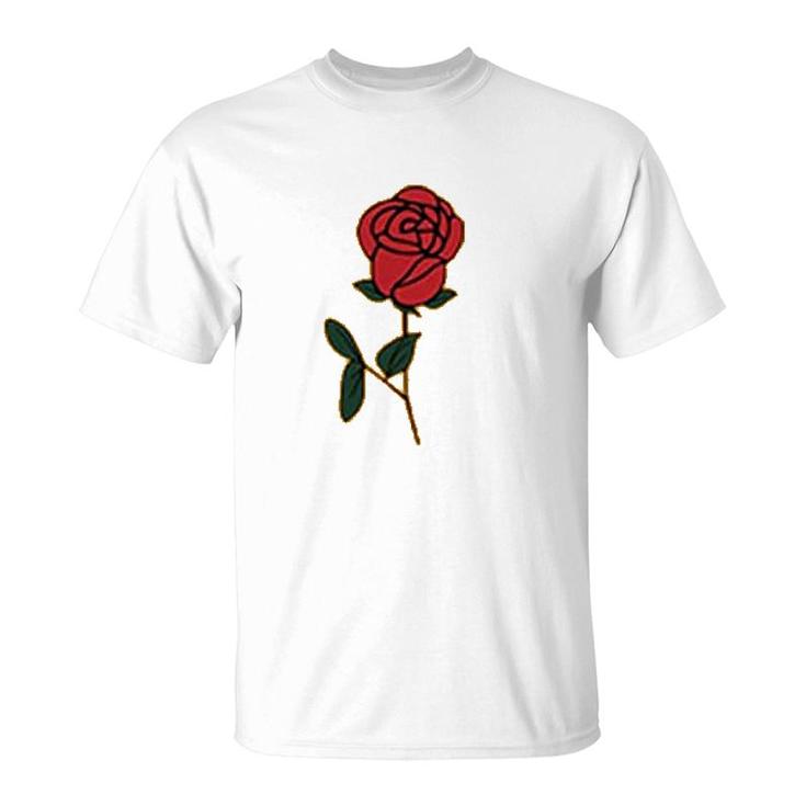 Blackmyth Cute Graphic Rose T-Shirt