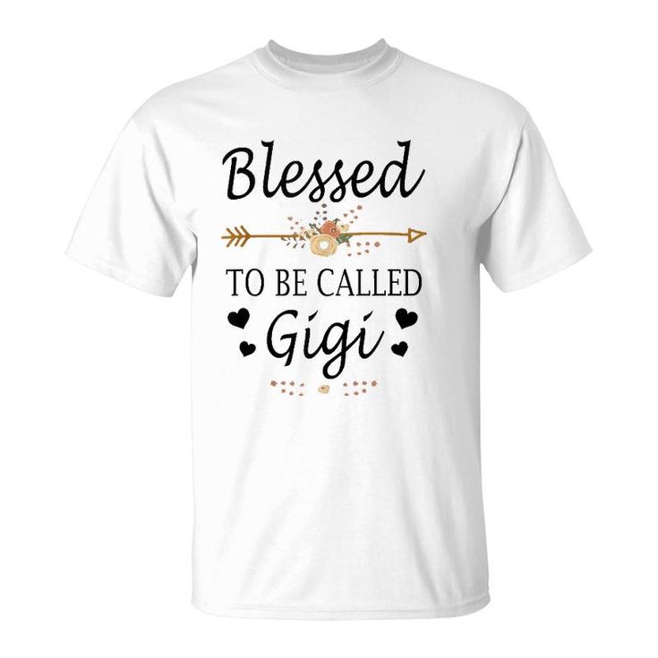 Blessed To Be Called Gigi Mothers Day Gifts T-Shirt