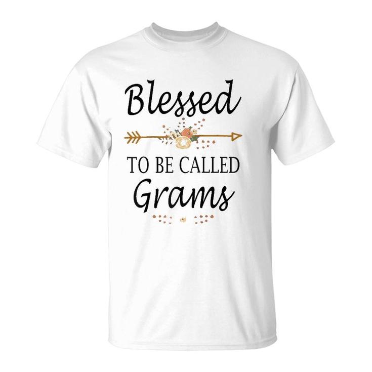 Blessed To Be Called Grams Mother's Day Gifts Raglan Baseball Tee T-Shirt