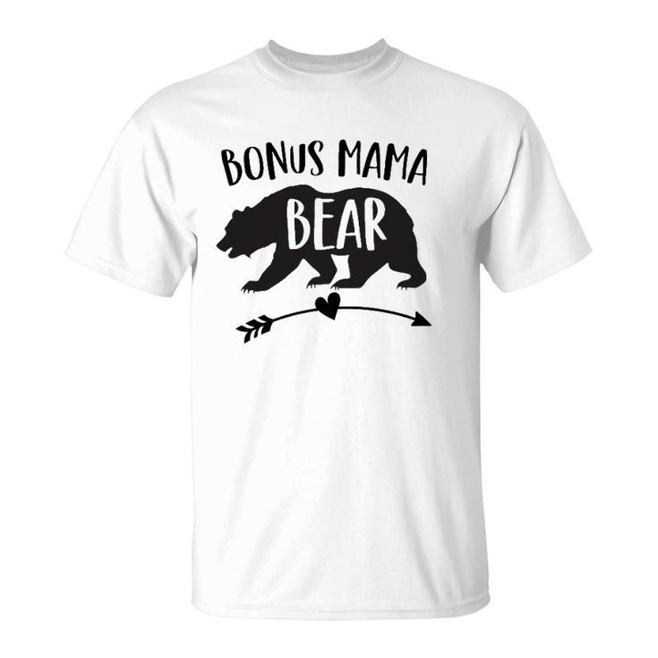 Bonus Mama Bear Best Step Mom Ever Stepmom Stepmother T-Shirt