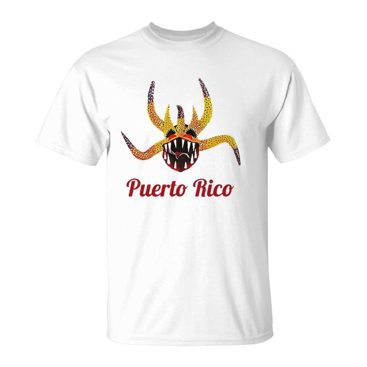 Boricua Puerto Rico Salsa Plena Vejigante Fiesta Patronales T-Shirt