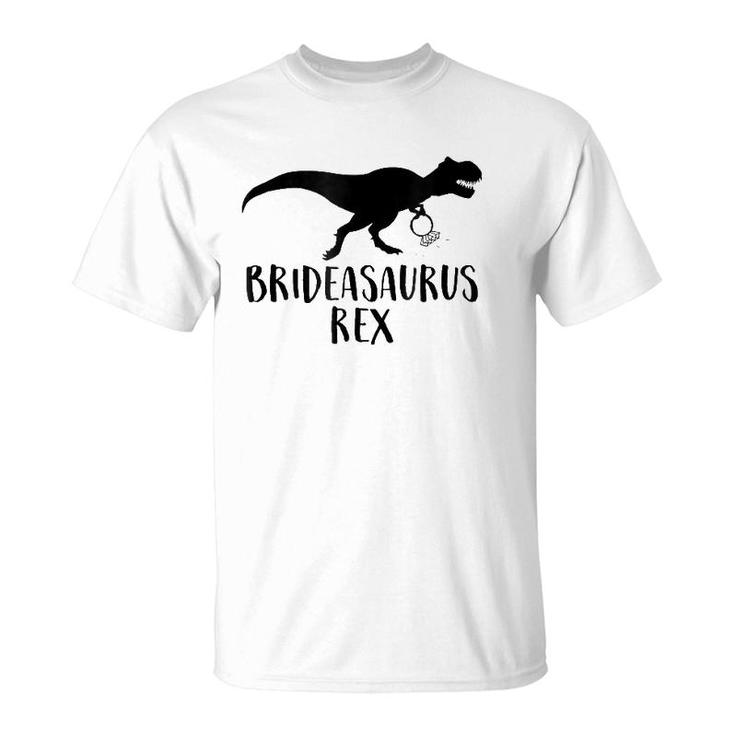 Brideasaurus Rex  Funny Wedding Bridesaurus Dinosaur T-Shirt