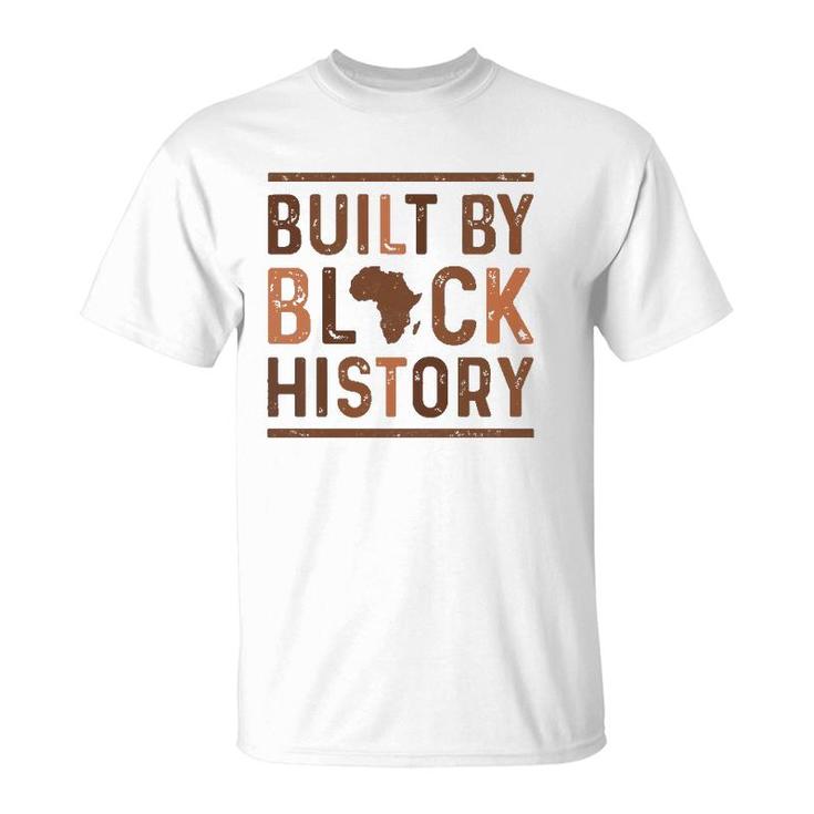 Built By Black History African Pride Month T-Shirt