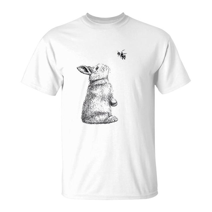 Bunny Rabbit And Bee Honey Loves T-Shirt