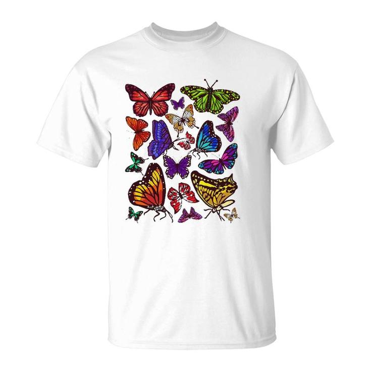 Butterfly Gift For Men Women Kids Butterfly Lover Collection T-Shirt