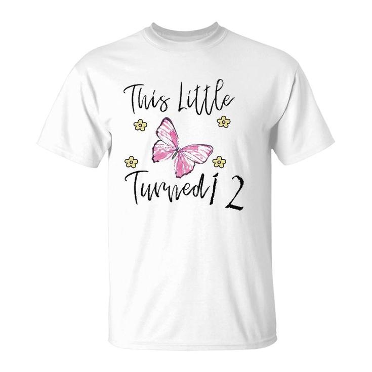 Butterfly Themed Birthday Party Gift For A 12 Years Old T-Shirt