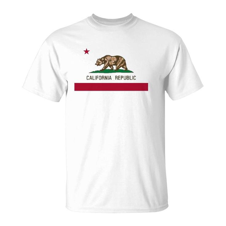 California 'Bear Republic' State Flag T-Shirt