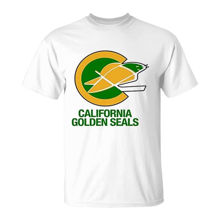California Golden Seals Hockey Team Retro Hockey T-Shirt
