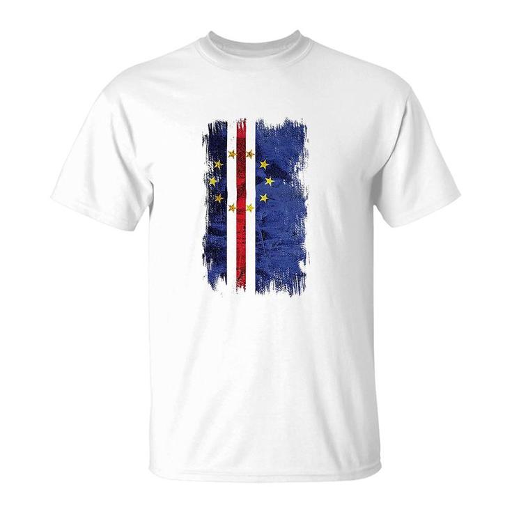 Cape Verde Grunge Flag T-Shirt