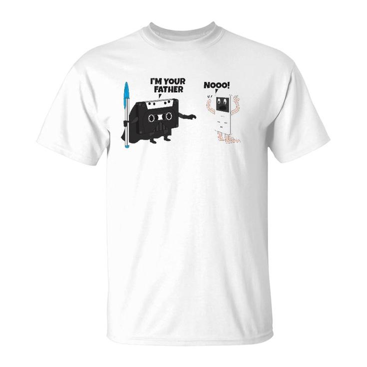 Cassette Tape I Am Your Father Novelty Graphic T-Shirt