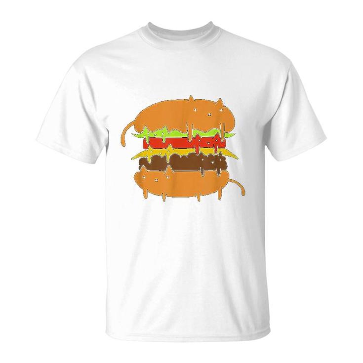 Cat Cheese Burger T-Shirt