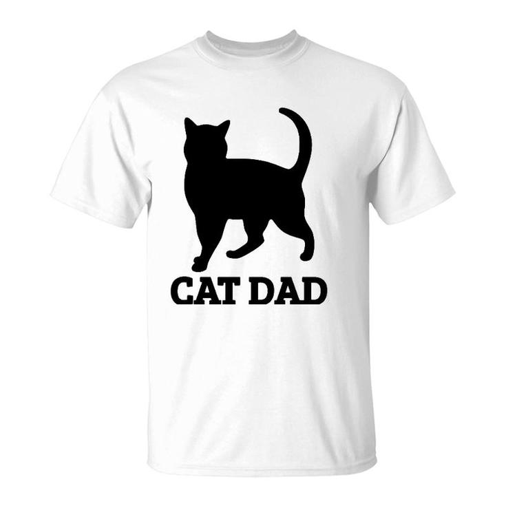 Cat Dad Mens Cat Tee T-Shirt