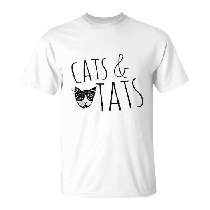 Cats And Cat Tattoo Lover Cats Tats T-shirt