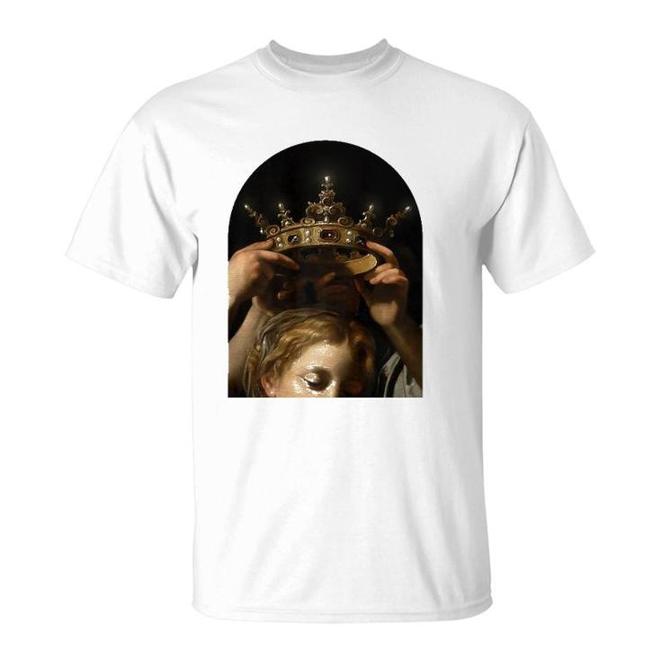 Cavarozzi Virgin With Angels, Christian Renaissance Painting  T-Shirt