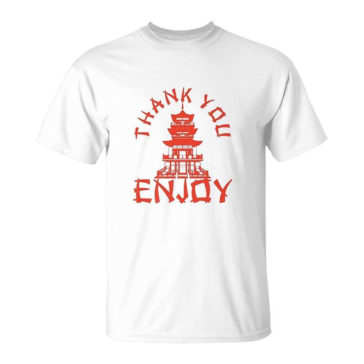 Chinese Take Out Thank You Enjoy Food Asian Chinese Takeout T-shirt