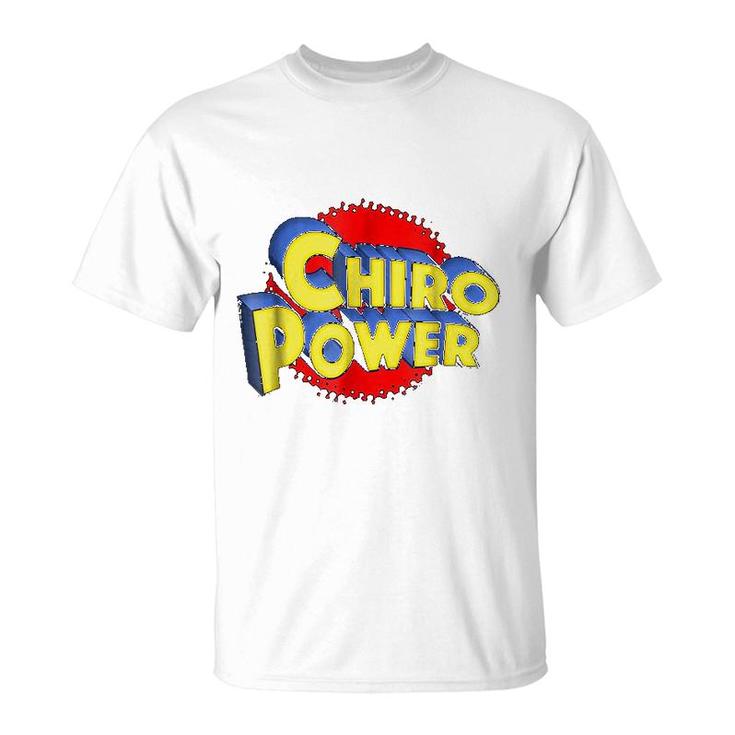 Chiro Power Funny Chiropractic T-Shirt